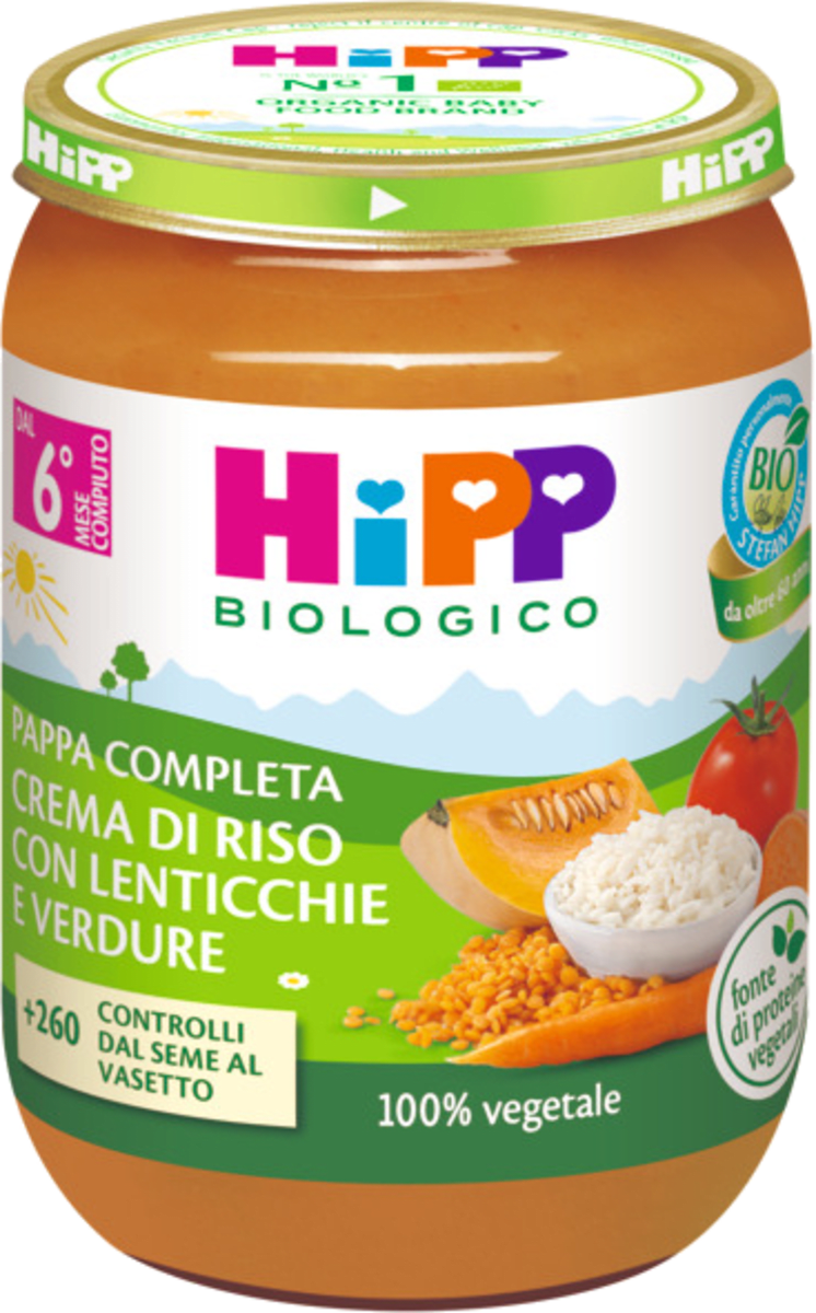 Hipp Biologico Crema di Riso per la Pappa dei Bambini 200 g