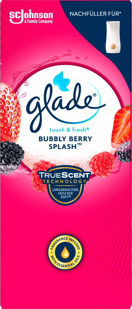 glade Lufterfrischer Minispay Touch & Fresh Bubbly Berry Splash  Nachfüllpack, 10 ml dauerhaft günstig online kaufen