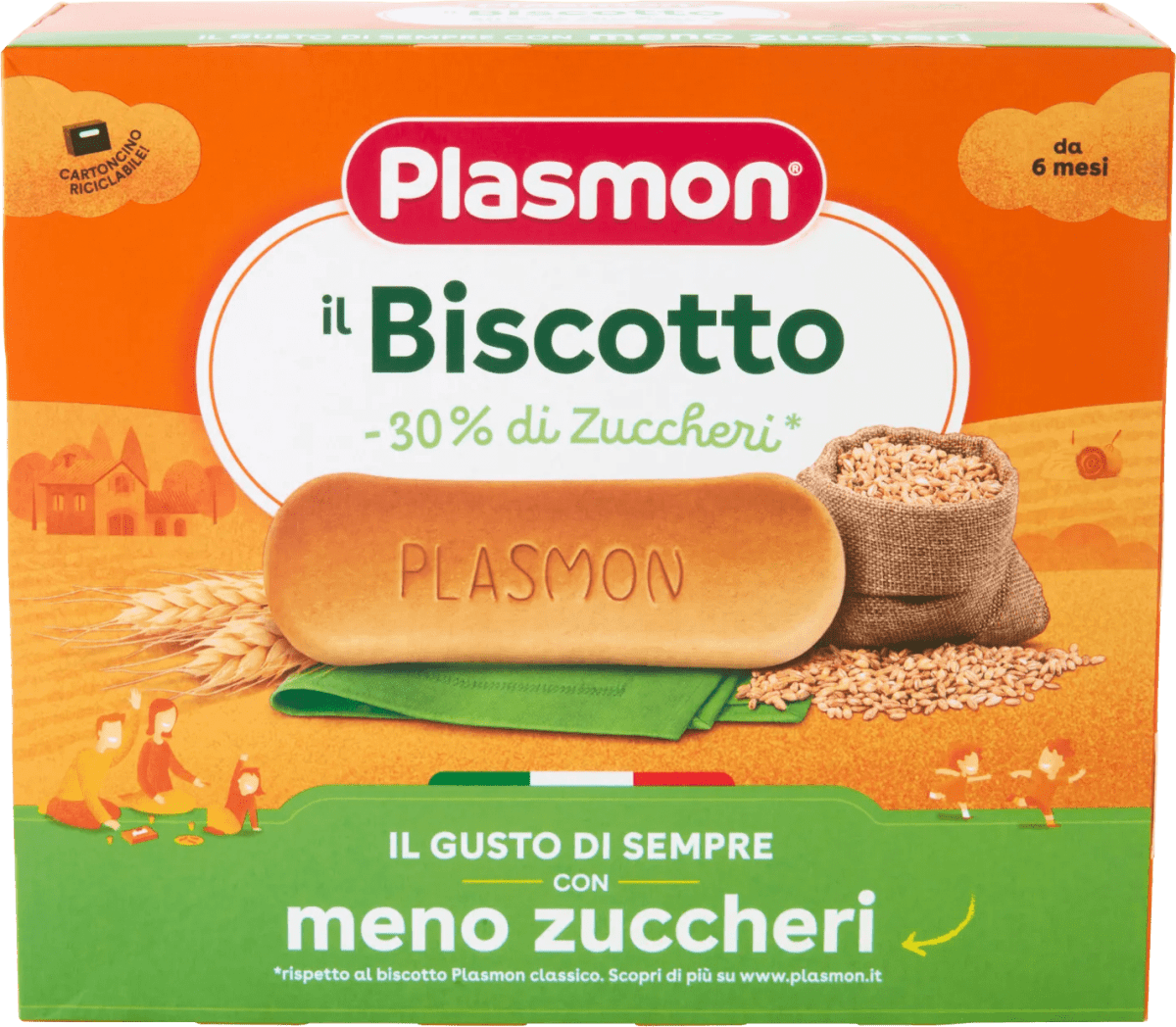 Plasmon Il Biscotto -30% di zuccheri, 320 g Acquisti online sempre  convenienti