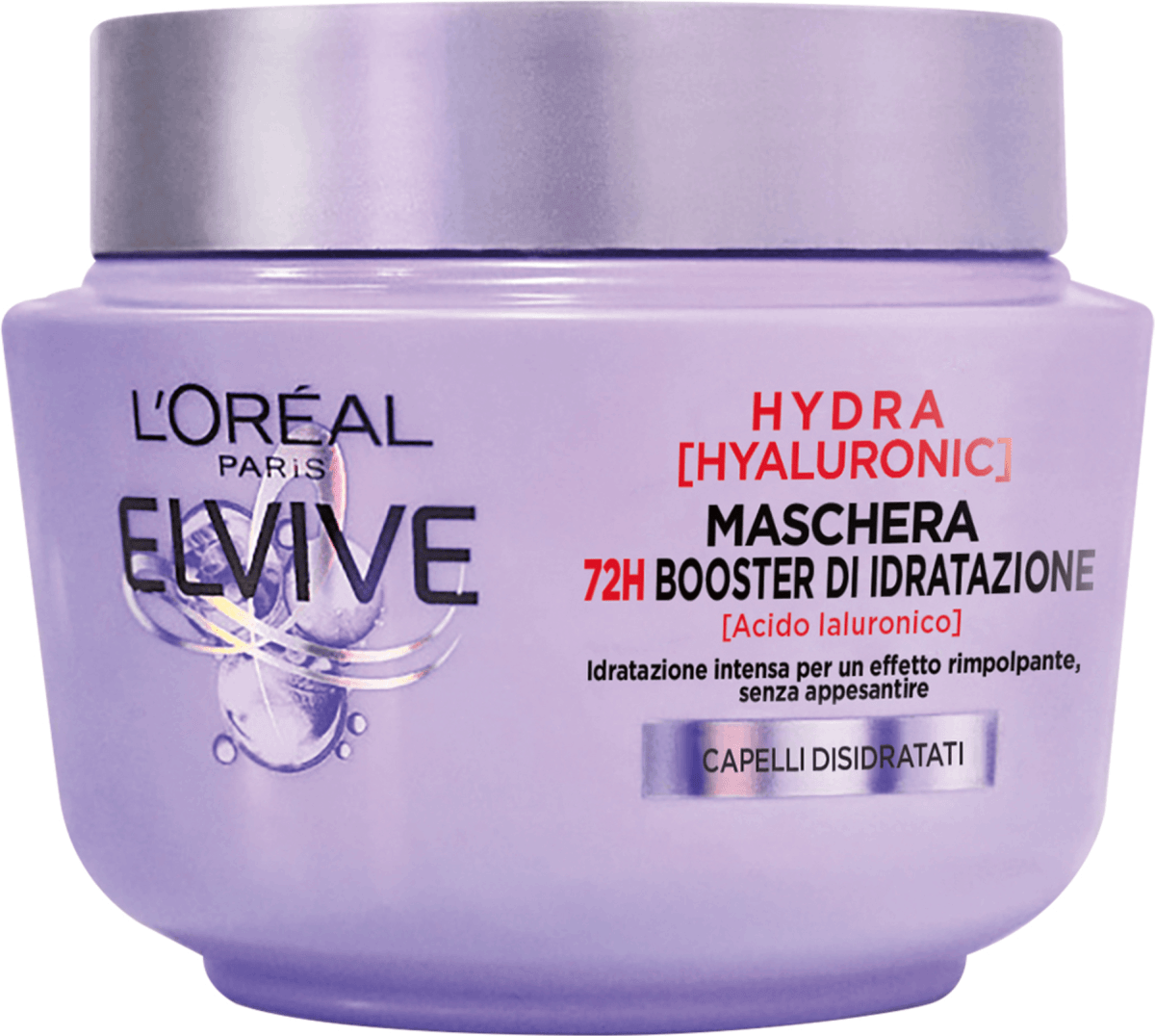 L'Oreal Paris ELVIVE Maschera Hydra Hyaluronic, 300 ml Acquisti online  sempre convenienti