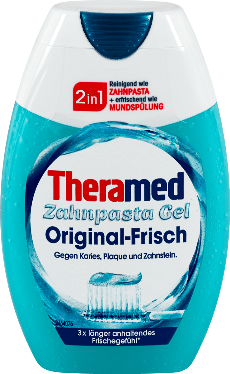 Zahncreme - Theramed Zahncreme Mundspülung 2in1 Atem Frisch 75ml  Drogeriedepot.de