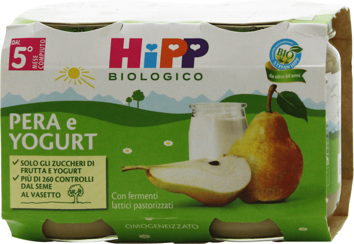 HIPP Omogeneizzato pera e yogurt, 250 g Acquisti online sempre convenienti