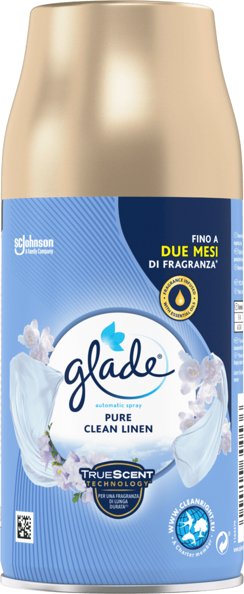 glade Ricarica Pure Clean Linen per diffusore automatic spray, 269 ml  Acquisti online sempre convenienti