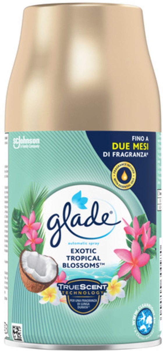 glade Ricarica Exotic Tropical Blossoms per diffusore automatic spray, 269  ml Acquisti online sempre convenienti