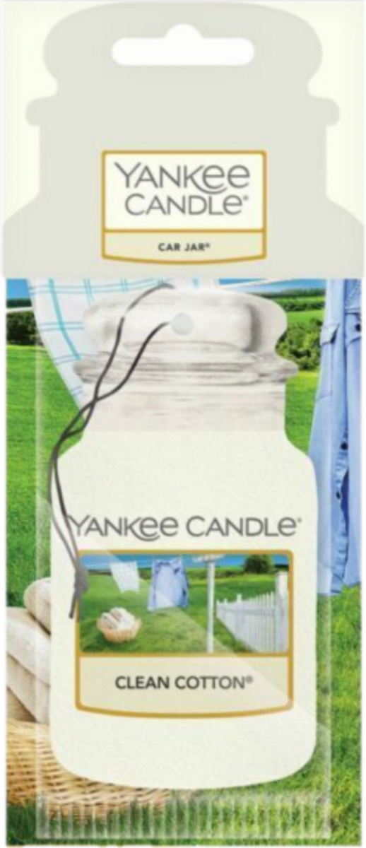 YANKEE CANDLE Odorizant auto Clean Cotton, 1 buc cumpără permanent online  la un preț avantajos