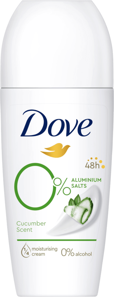 Dove Deodorante roll-on con Cetriolo 0% Sali, 50 ml Acquisti online sempre  convenienti