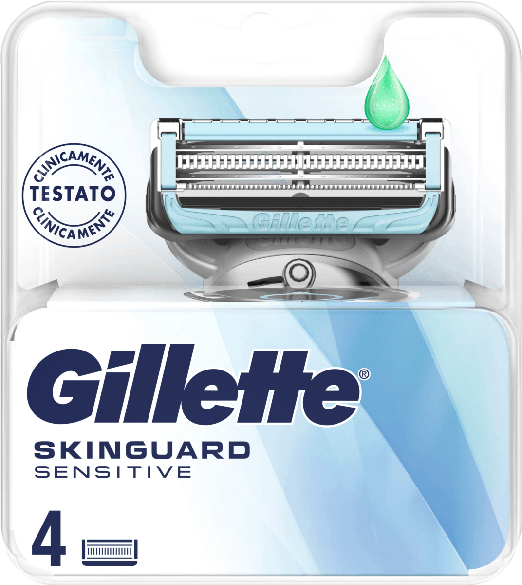 Recharge De 6 Lames Gillette Skinguard Sensitive - Compatible ProGlide, ProShield, Fusion