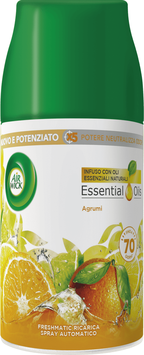 AIR WICK Ricarica spray Freshmatic Agrumi, 250 ml Acquisti online sempre  convenienti