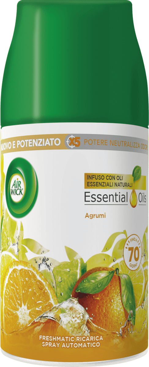 Air Wick Freshmatic Completo Fresia Bianca e Gelsomino Profumatore 250 ml