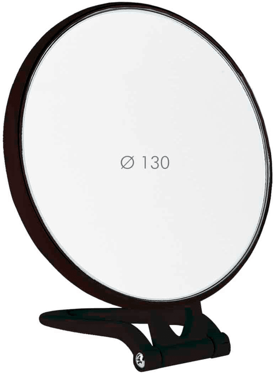 Specchio da tavolo argento, ingrandimento x3, diametro 17 cm - cod. CR447.3