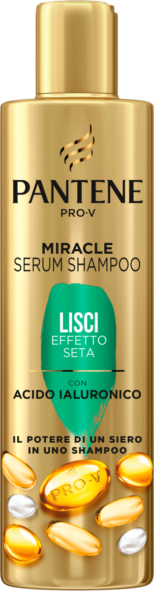 PANTENE PRO-V Shampoo Lisci effetto seta Miracle Serum, 250 ml Acquisti  online sempre convenienti