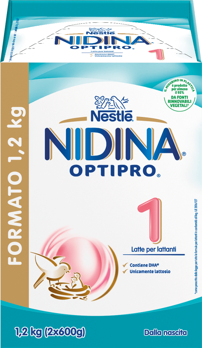Nestlé Nidina Latte per lattanti in polvere 1, 1,2 kg Acquisti
