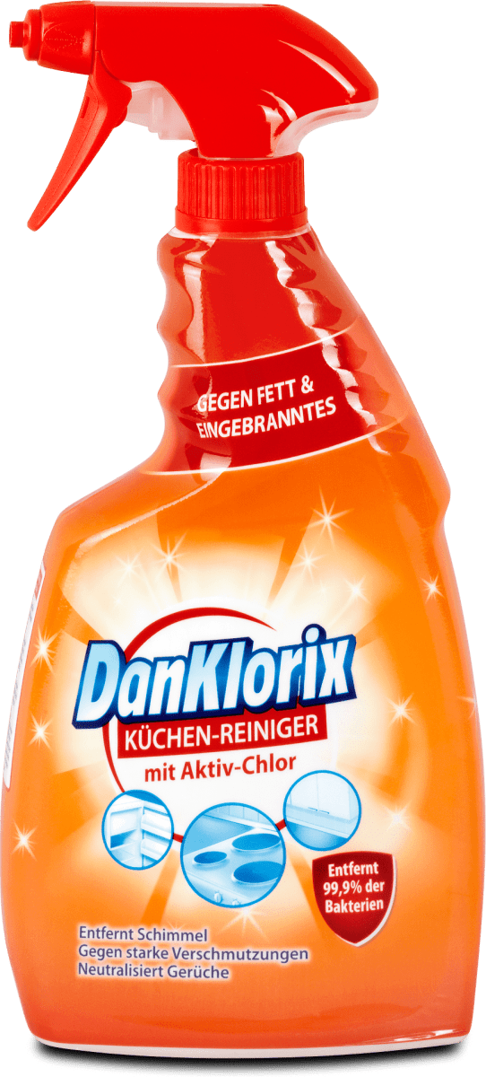 DanKlorix Küchen-Reiniger mit Aktiv-Chlor, 750 ml