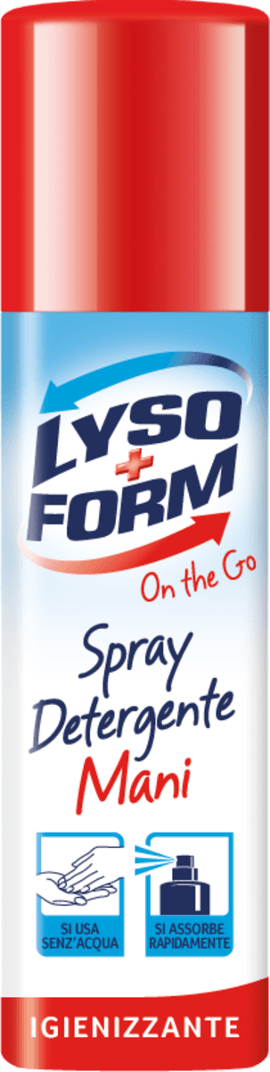 LYSOFORM Spray detergente mani, 75 ml Acquisti online sempre