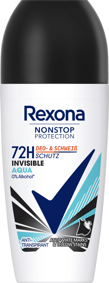 REXONA MEN Déodorant Bille Invisible Ice 72h 2x50ml Pas Cher