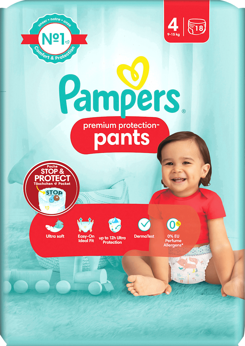 Pampers Baby Pants Premium Protection Gr. 4 Maxi 9 15 kg 18 St