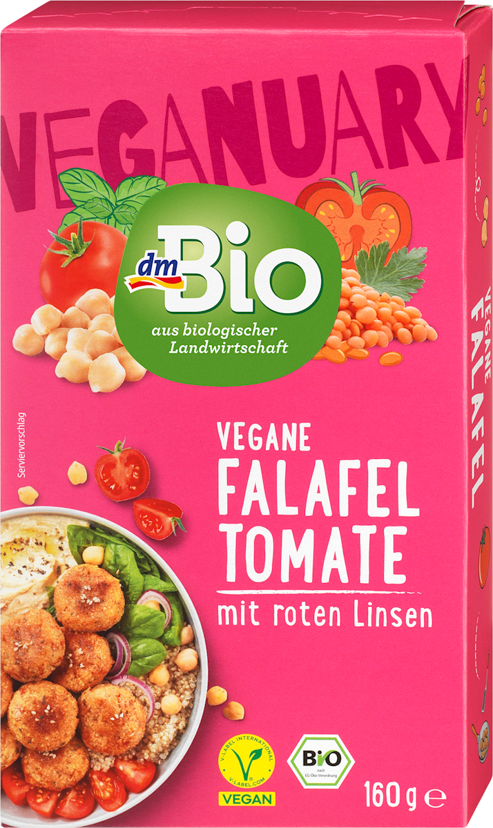 dmBio vegane Falafel Tomate, 160 g dauerhaft günstig online kaufen | dm.de