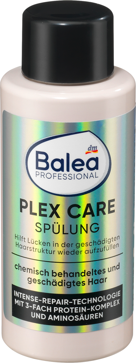 Balea 2er-Set Haarpflege: PLEX CARE Haarmaske & ROSENWASSER Shampoo – Je 250 Ml, Für Geschädigtes Haar