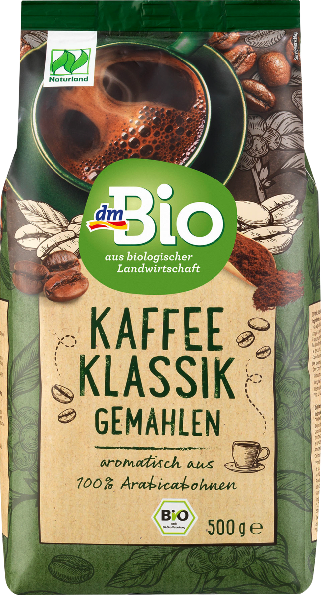 dmBio Kaffee Klassik, gemahlen, 500 g dauerhaft günstig online kaufen