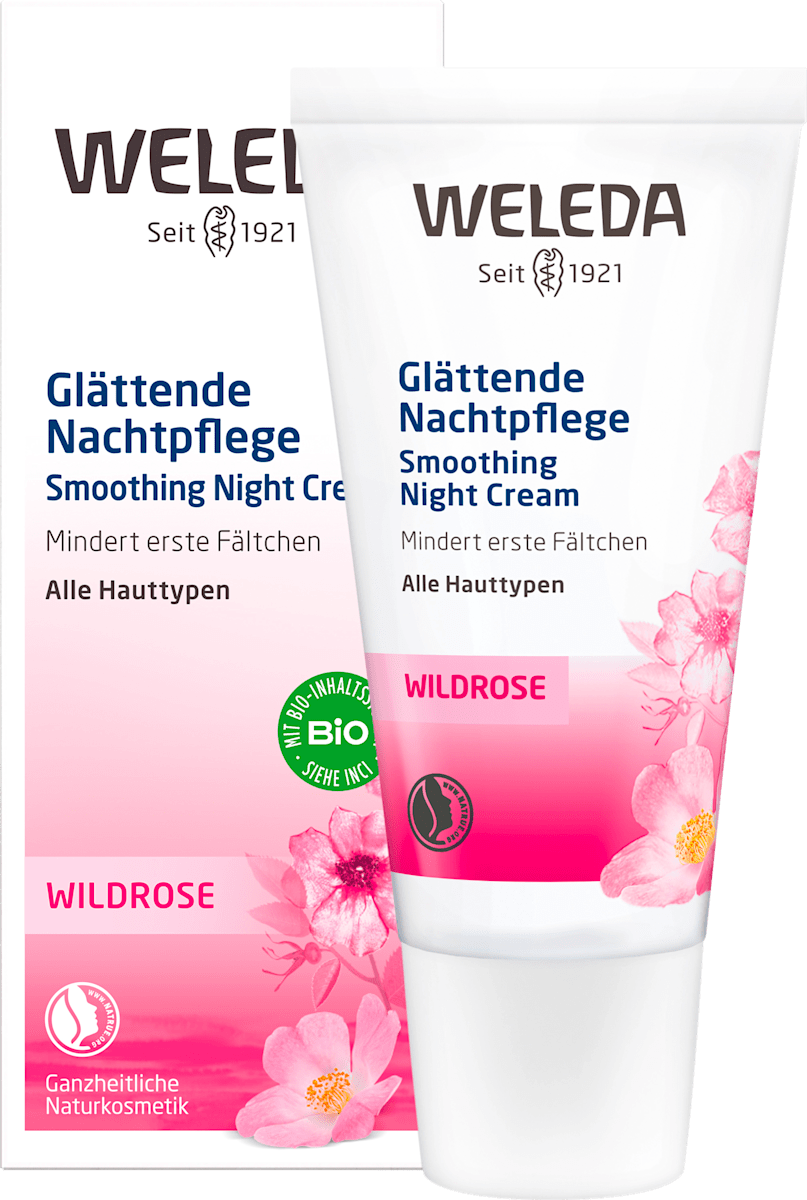 WeledaNachtcreme glättend Wildrose, 30 ml