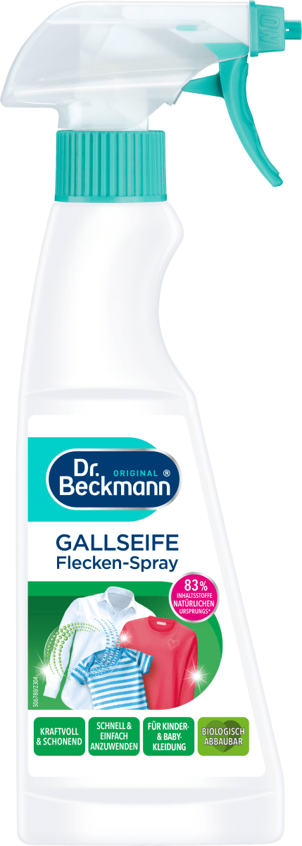 Dr. Beckmann Fleckenentferner Spray Gallseife, 250 ml dauerhaft