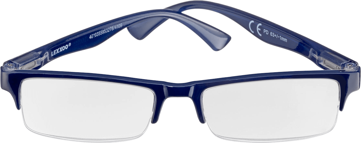 Lesebrille blau Dioptrie +1,5, 1 St