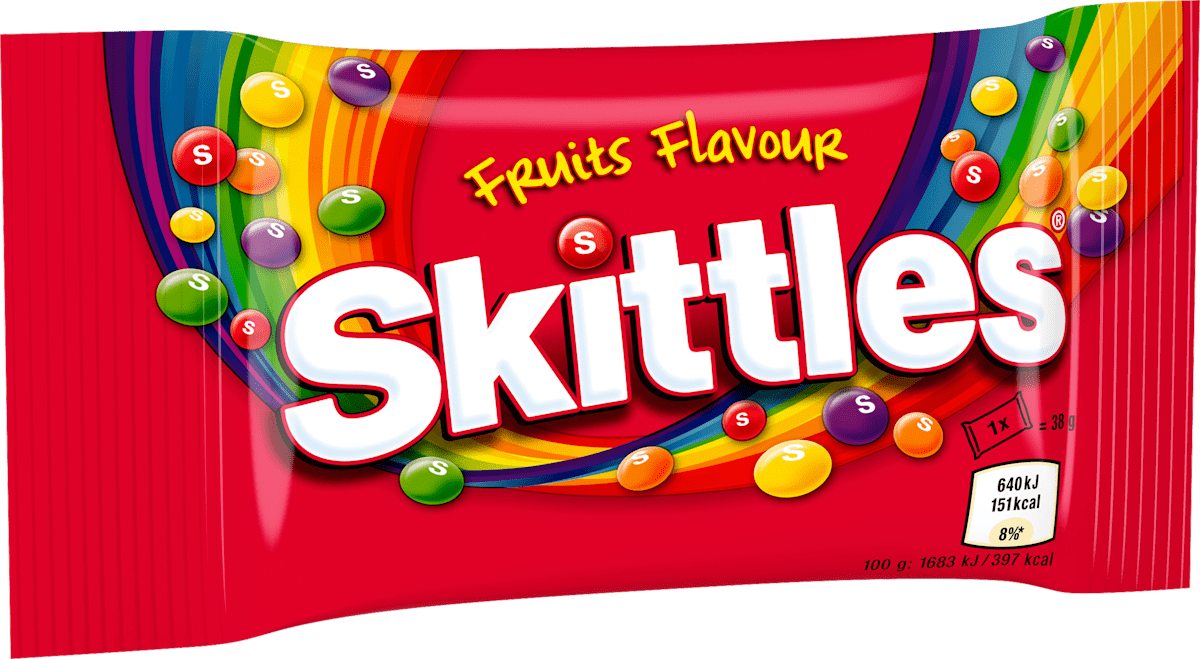 Skittles Bomboni Fruits Flavour 38 g dm.hr