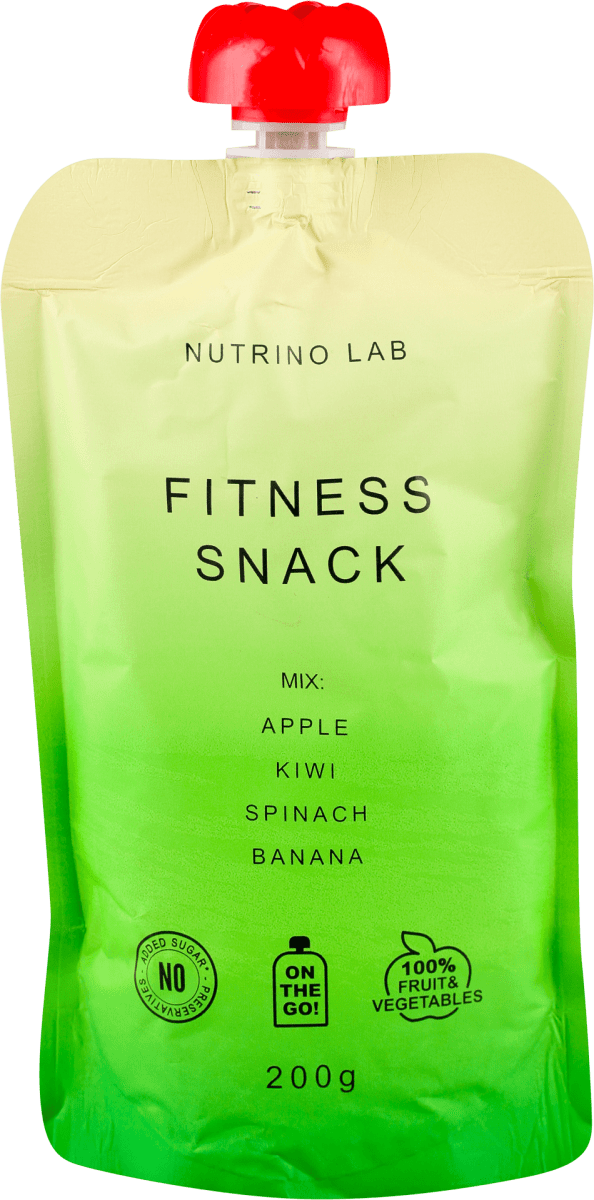 Nutrino Lab FITNESS SNACK MIX pire jabuka, kivi, spanać i banana, 200