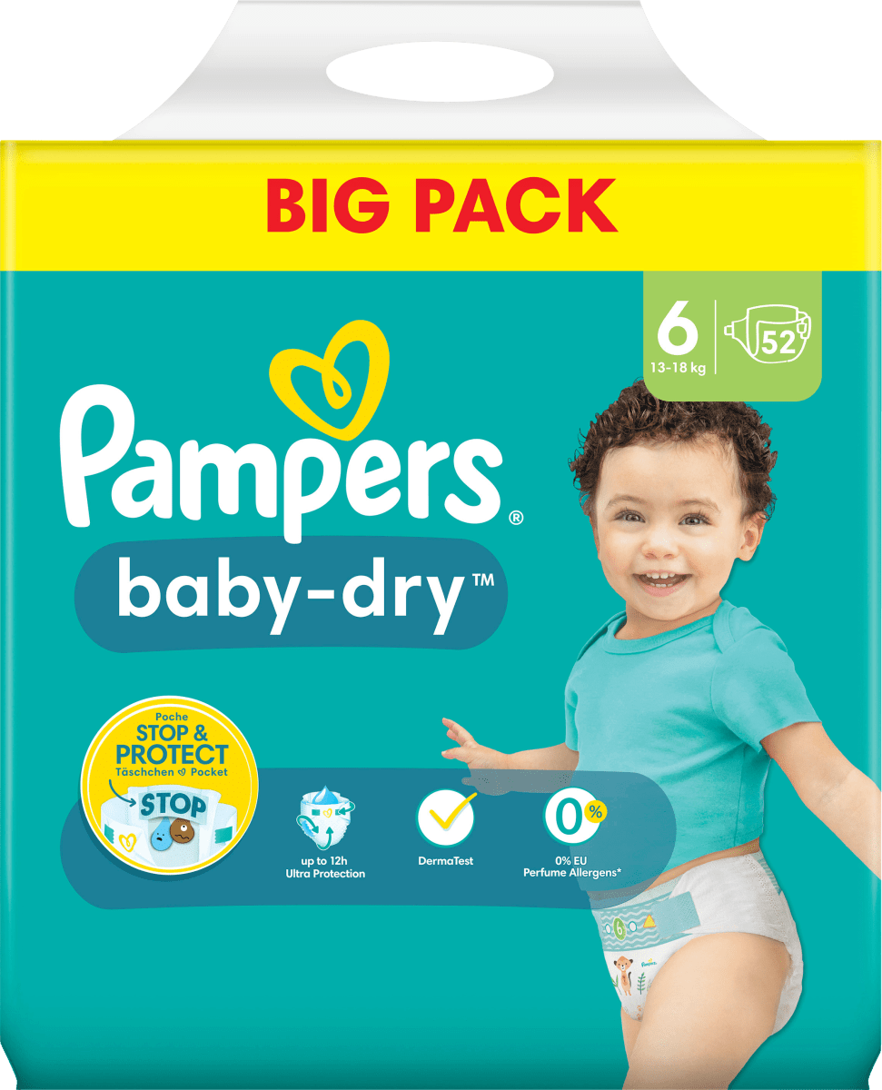 Pampers giant hotsell pack 6