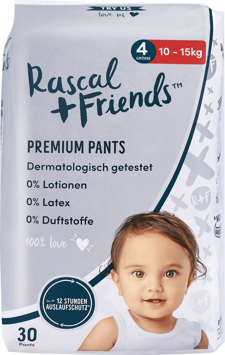 Rascal+Friends Baby Pants Gr. 4 (10-15 kg), 30 St dauerhaft günstig