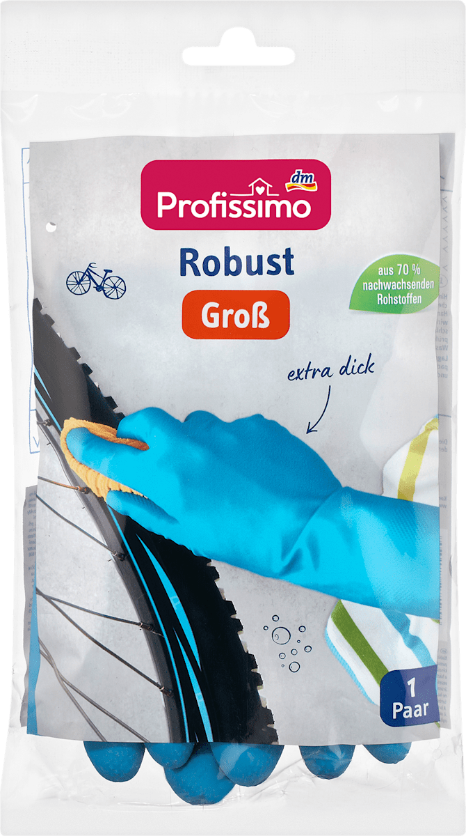 1 Paar Latex Haushaltshandschuhe Größe M (Neu Und Originalverpackt) In
