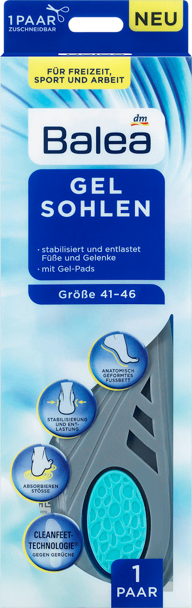 Gel schuheinlagen dm clearance