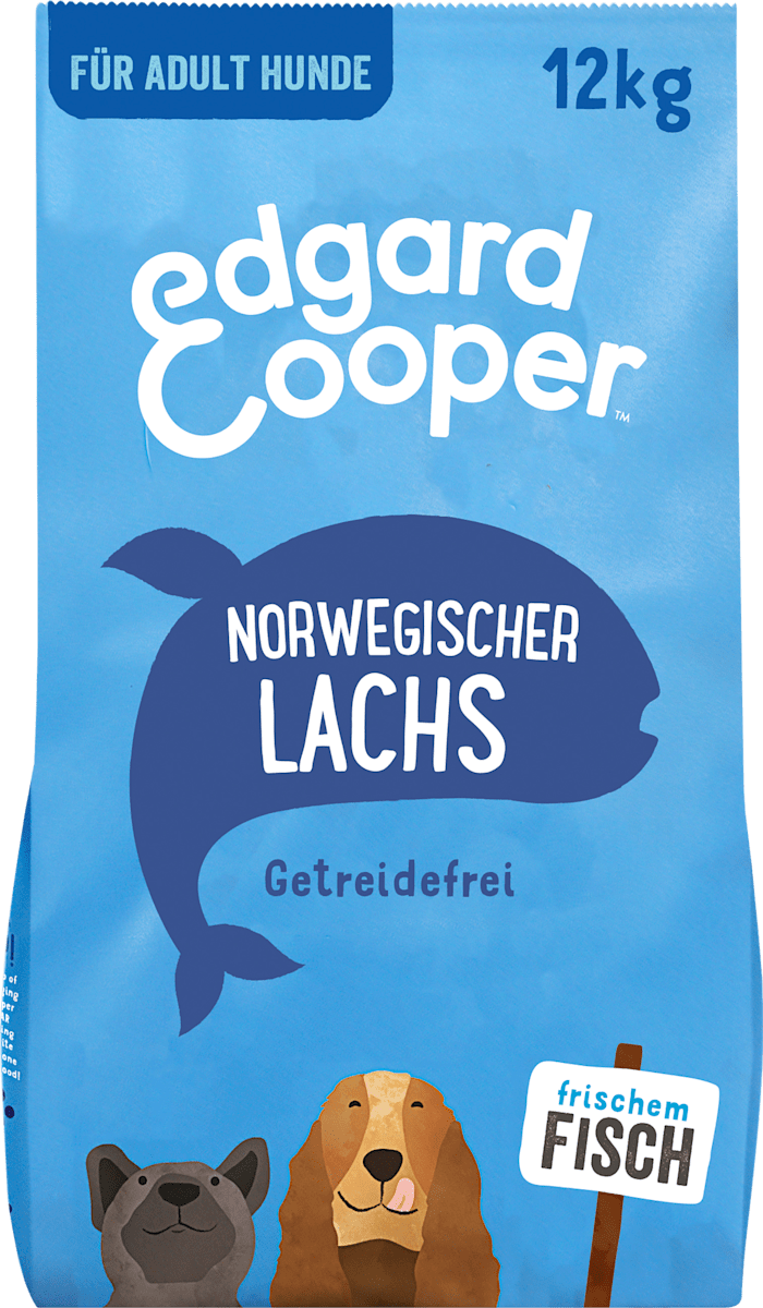 Edgard &amp; Cooper Trockenfutter Hund mit Lachs &amp; roter Beete, Adult, 12 ...
