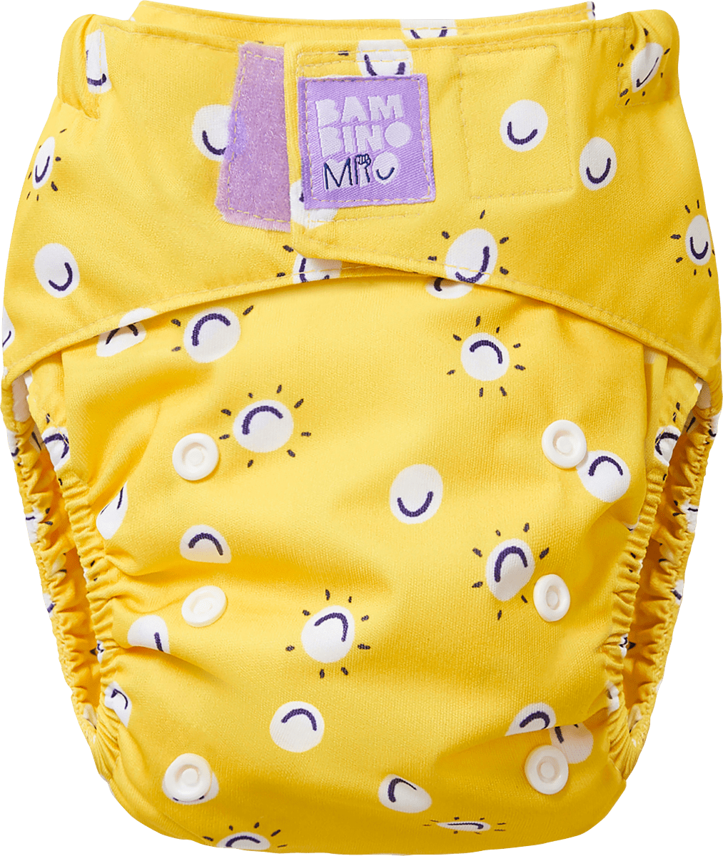 Bambino Mio Stoffwindel wiederverwendbar gelb, 1 St dm.at