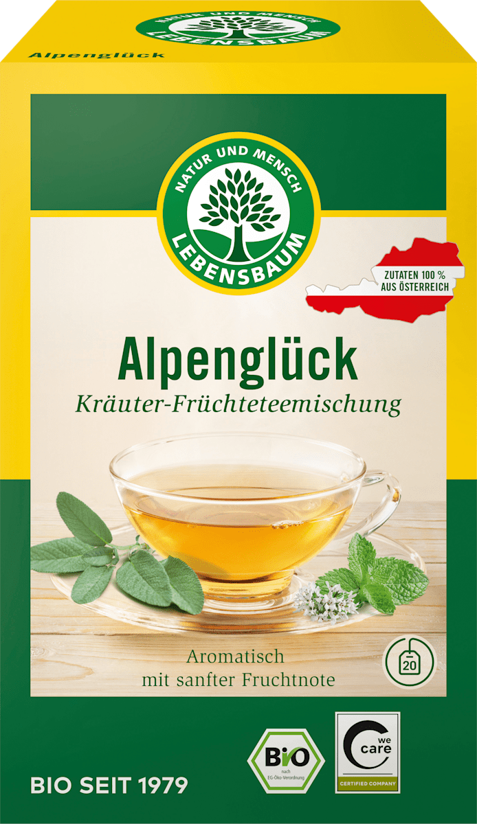 LEBENSBAUM Kräuter- & Früchteteemischung Alpenglück, 30 g | dm.at