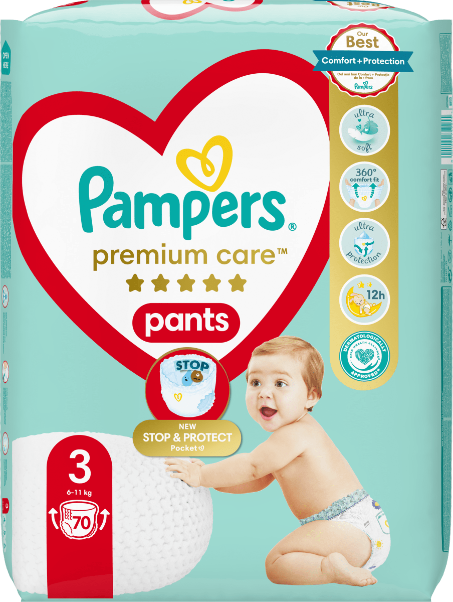 Pampers Гащички 3 (6-11 kg), 70 бр. Пазарувайте трайно изгодно онлайн ...