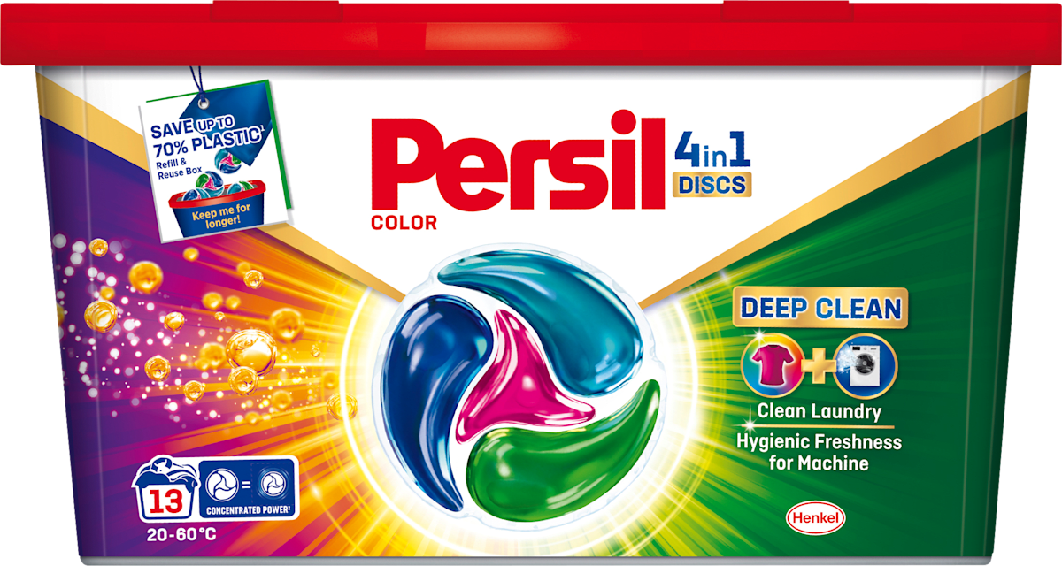 Persil Дискове за пране Color Deep Clean 4in1, 13 пранета, 214,5 g | dm ...
