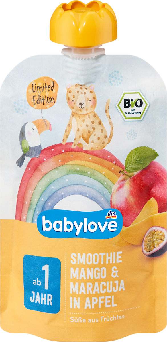 babylove Smoothie (Apfel, Mango, Maracuja), 100 g dauerhaft günstig ...