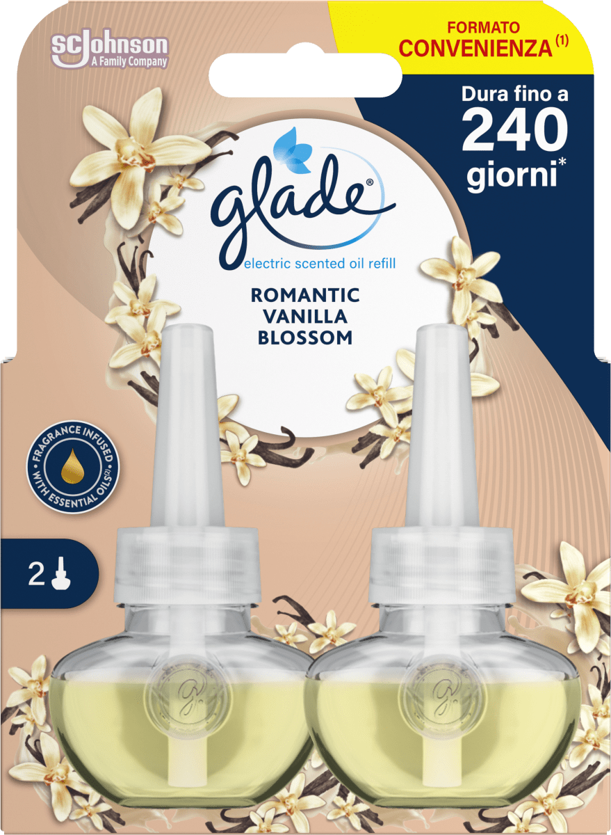 Sense & Spray Automatico Vanilla Blossom 2 Ricariche Da 18 Ml - Glade