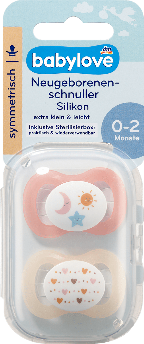 MAM Schnuller Für Neugeborene 0-2 Monate - Mit Selbststerilisierungs-Box