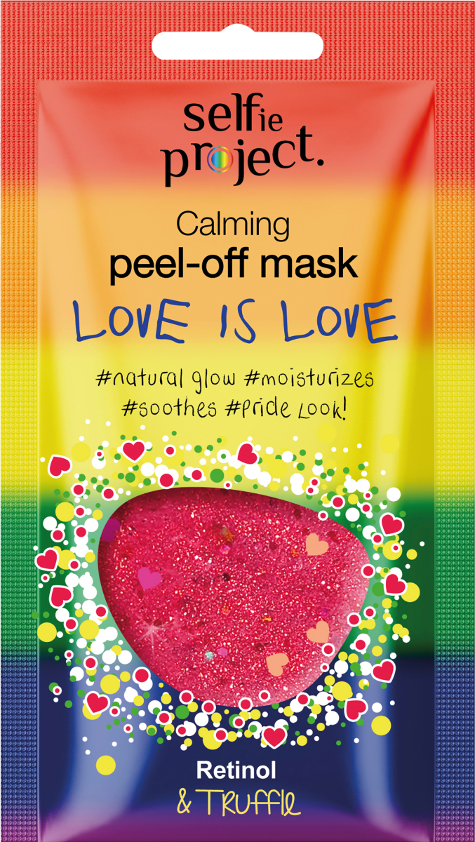 Selfie Project Gesichtsmaske Peel-off Calming Love is Love, 12 ml 