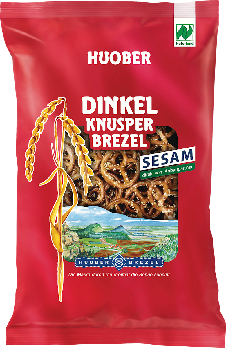 Huober Knabbergebäck Bio Dinkel Knusper-Brezeln, 125 g dm Dauerpreis ...