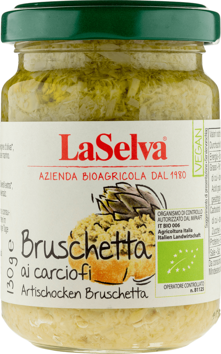 LaSelva Bruschetta Artischocken, 130 g dauerhaft günstig online kaufen ...