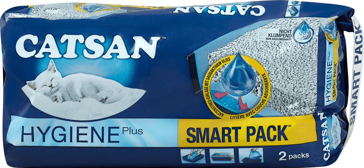 CATSAN Katzenstreu Hygiene Plus Smart Pack, 8 l dm.at