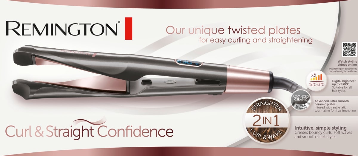 Curl & straight confidence haarglätter s6606 clearance