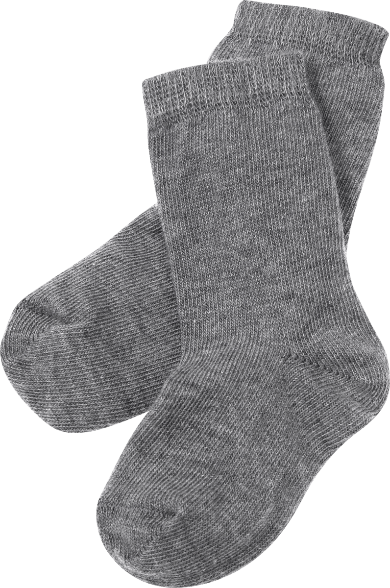 Socken, grau, Gr. 19/22, 1 St