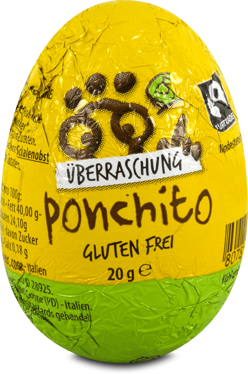 ponchito Schokolade Überraschungs-Ei, 20 g | dm.at