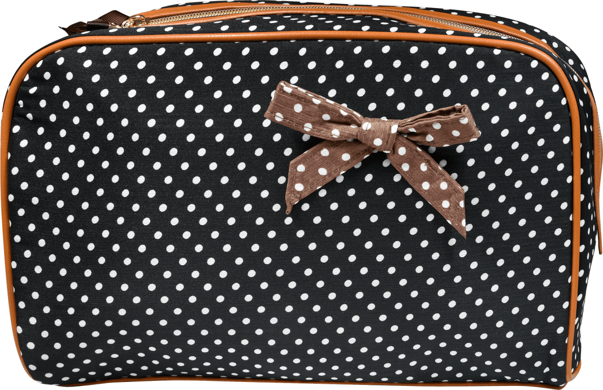 3-teilige Make-up-Taschen-Set Aus Satin – Wasserdicht, In 3 Größen, Schwarz, Perfekt Zum Organisieren