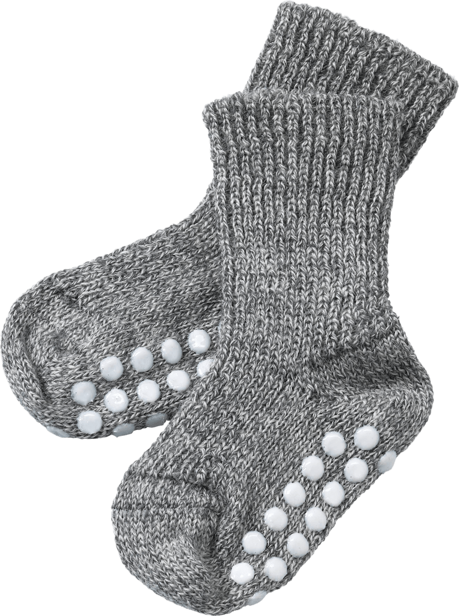 ALANA ABS Socken aus Bio-Schurwolle, grau, Gr. 23/26, 1 St dauerhaft  günstig online kaufen | dm.de