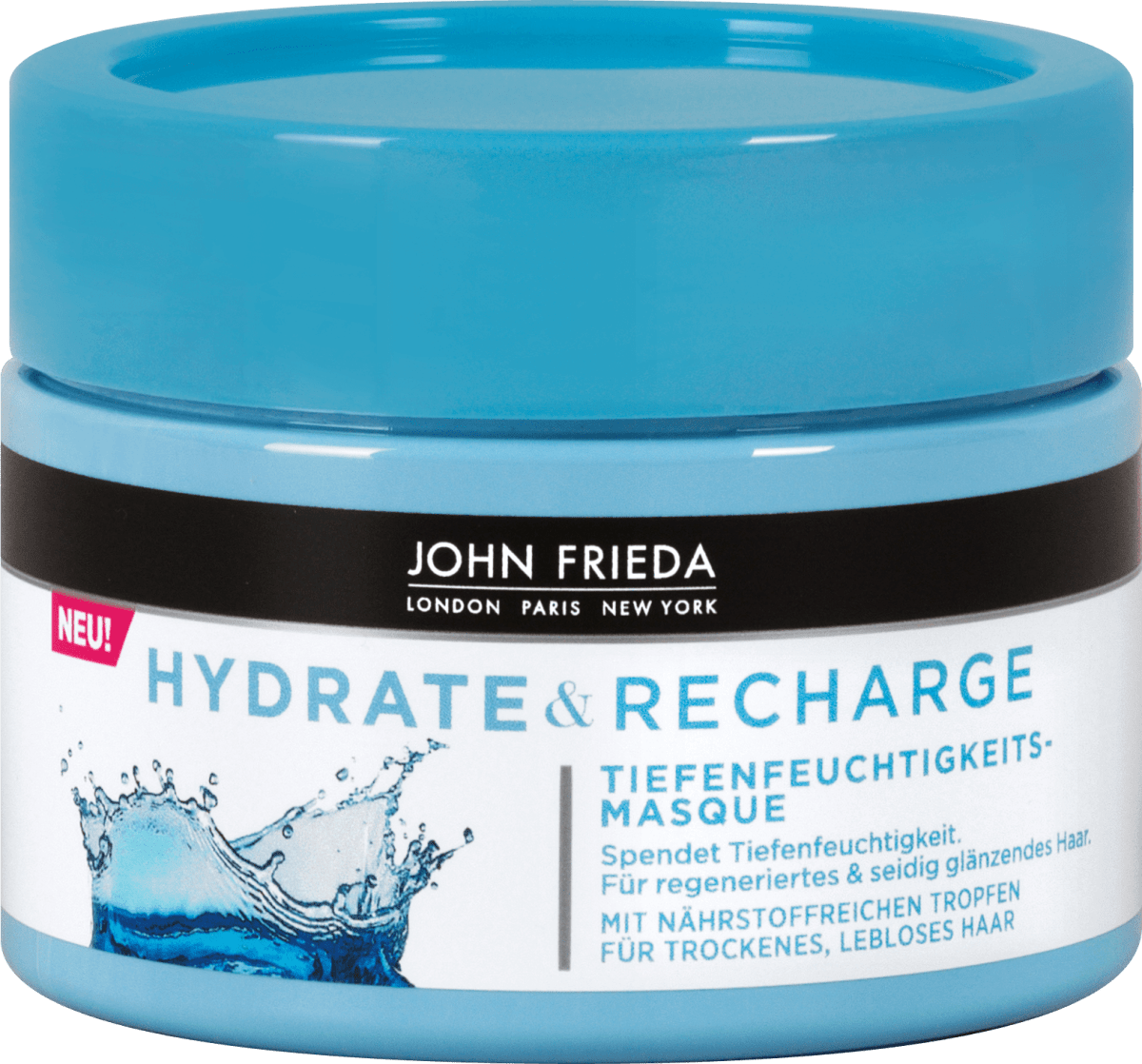 John Frieda Hydrate & Recharge TiefenfeuchtigkeitsMaske, 250 ml dm.at